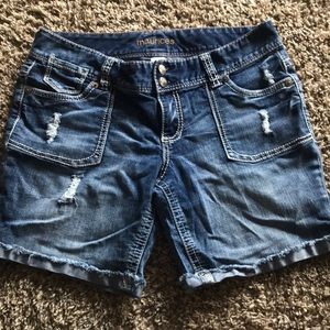 Maurices Ripped Jean shorts